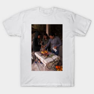 Roadside Cooking - 2 © T-Shirt